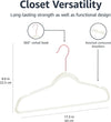 Slim Velvet Non-Slip Suit Hangers Set