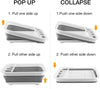 Collapsible Portable Dish Drying Rack Organizer