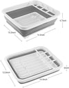 Collapsible Portable Dish Drying Rack Organizer