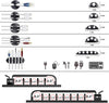 Complete Cable Management Kit for Desks