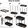 Pull-Out Under Sink Storage Organizers Set