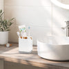 Bamboo Divider Bathroom Toothbrush Holder Caddy