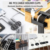 Complete Cable Management Kit for Desks