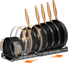 Expandable Under Cabinet Pot Lid Organizer