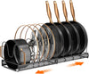 Expandable Under Cabinet Pot Lid Organizer