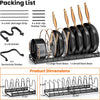 Expandable Under Cabinet Pot Lid Organizer