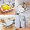 Collapsible Portable Dish Drying Rack Organizer