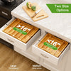Expandable Bamboo Silverware Drawer Organizer Tray
